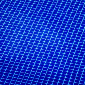 Swimming pool tiles through clear water