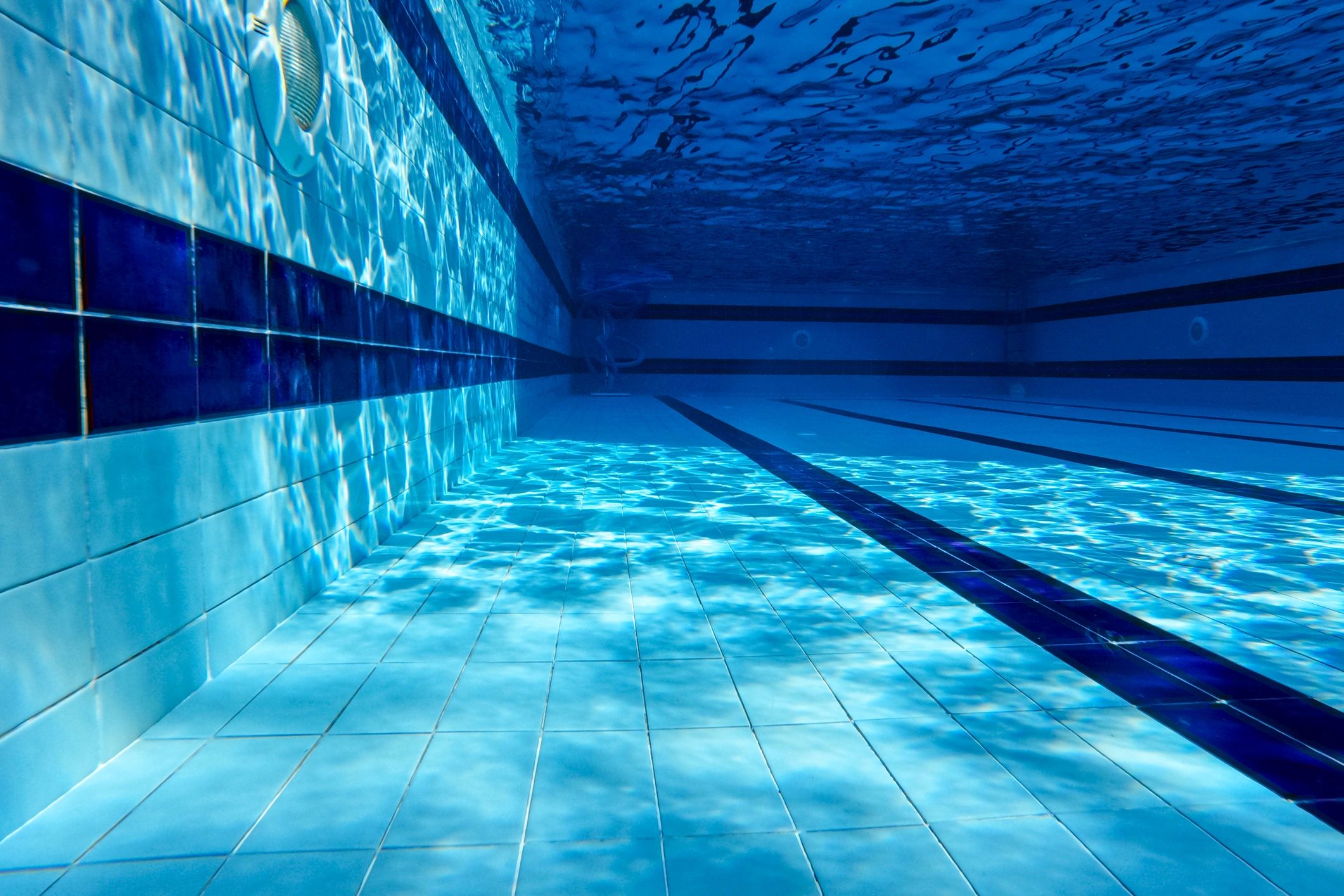 Underwater pool lane markings—customer testimonial background image